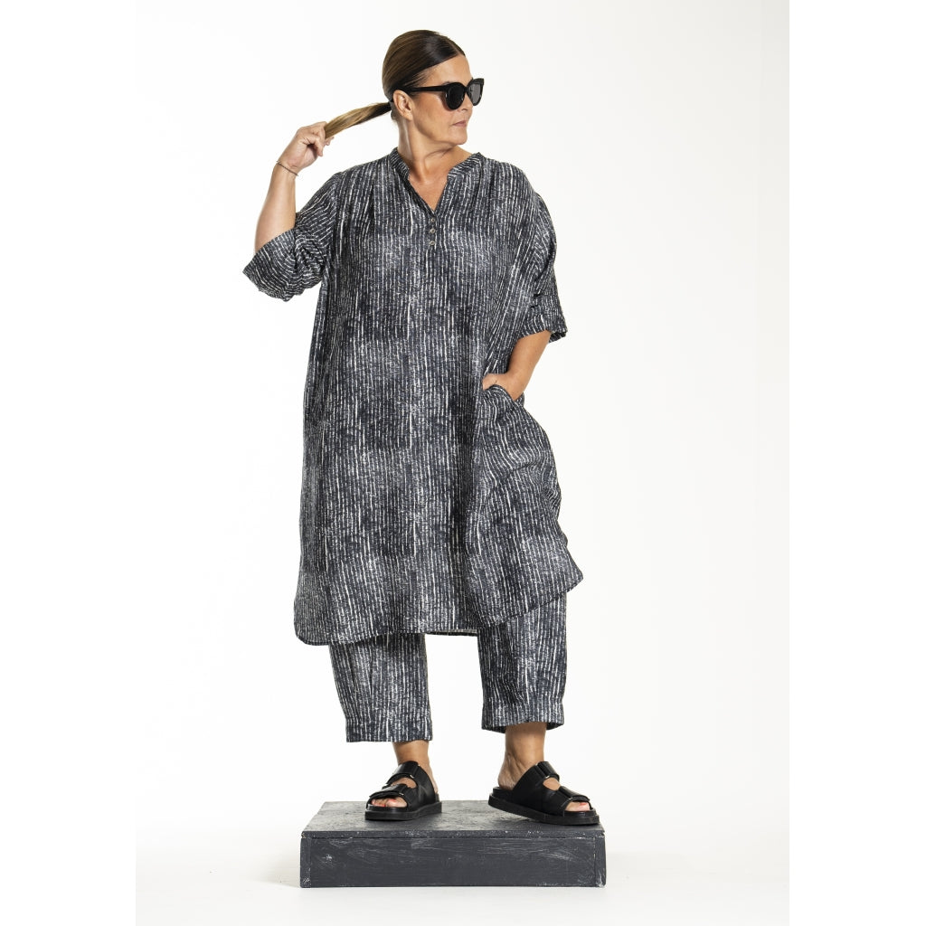 Gozzip Woman GLaila Tunic/Dress Tunic/Dress Black/White