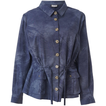 Gozzip Woman GLaura Shirt Jacket Shirt Jacket Blue