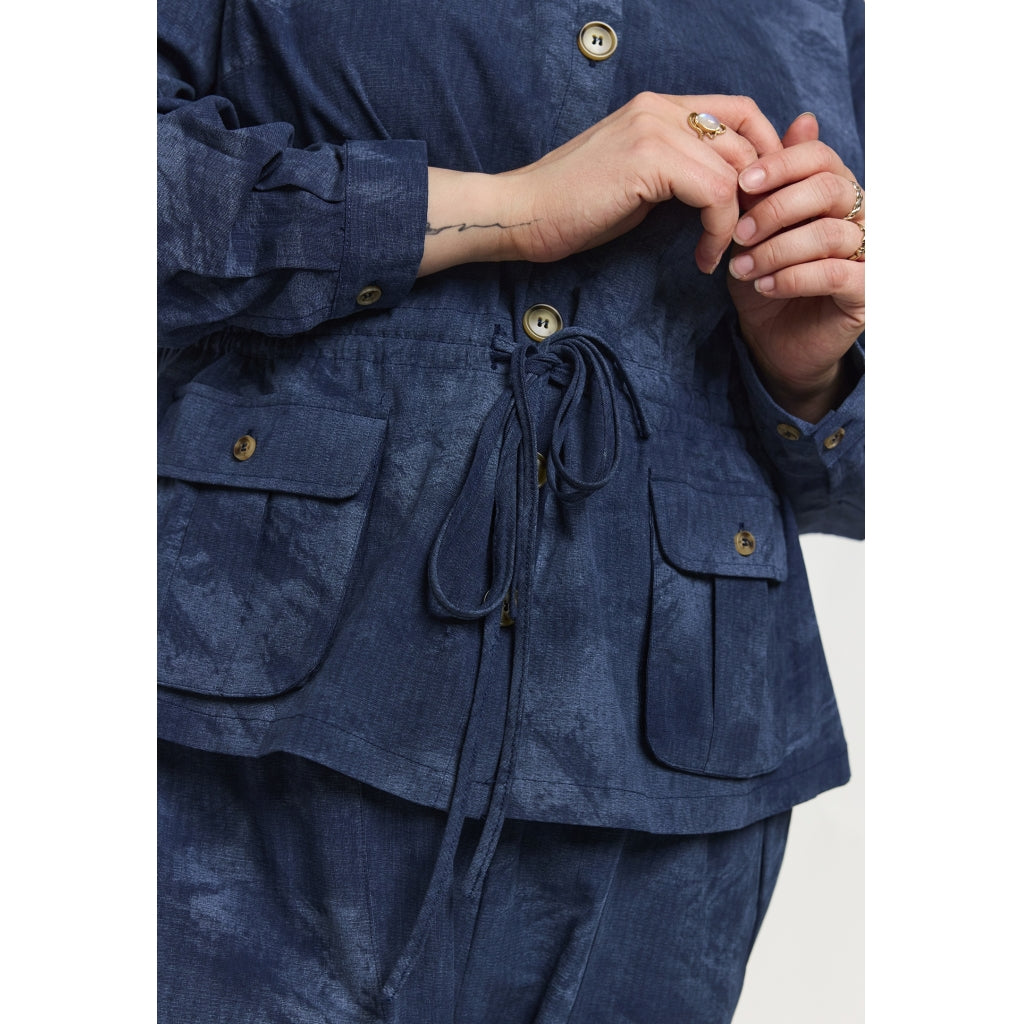 Gozzip Woman GLaura Shirt Jacket Shirt Jacket Blue