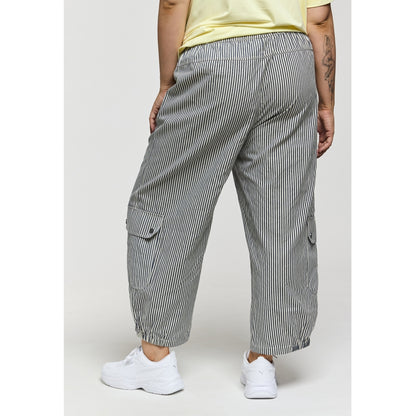 Gozzip Woman GLilli cargo pants Pants Blue/White stripe