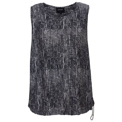 Gozzip Woman GLorena Top Top Black/White