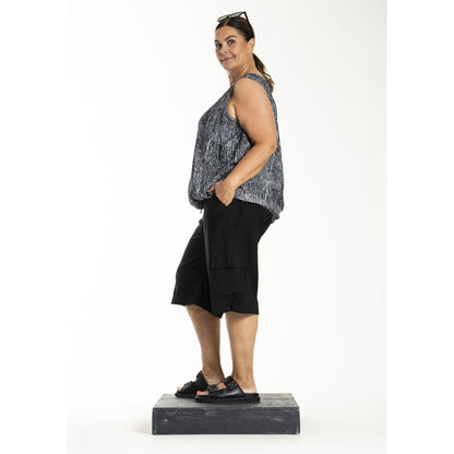Gozzip Woman GLorena Top Top Black/White