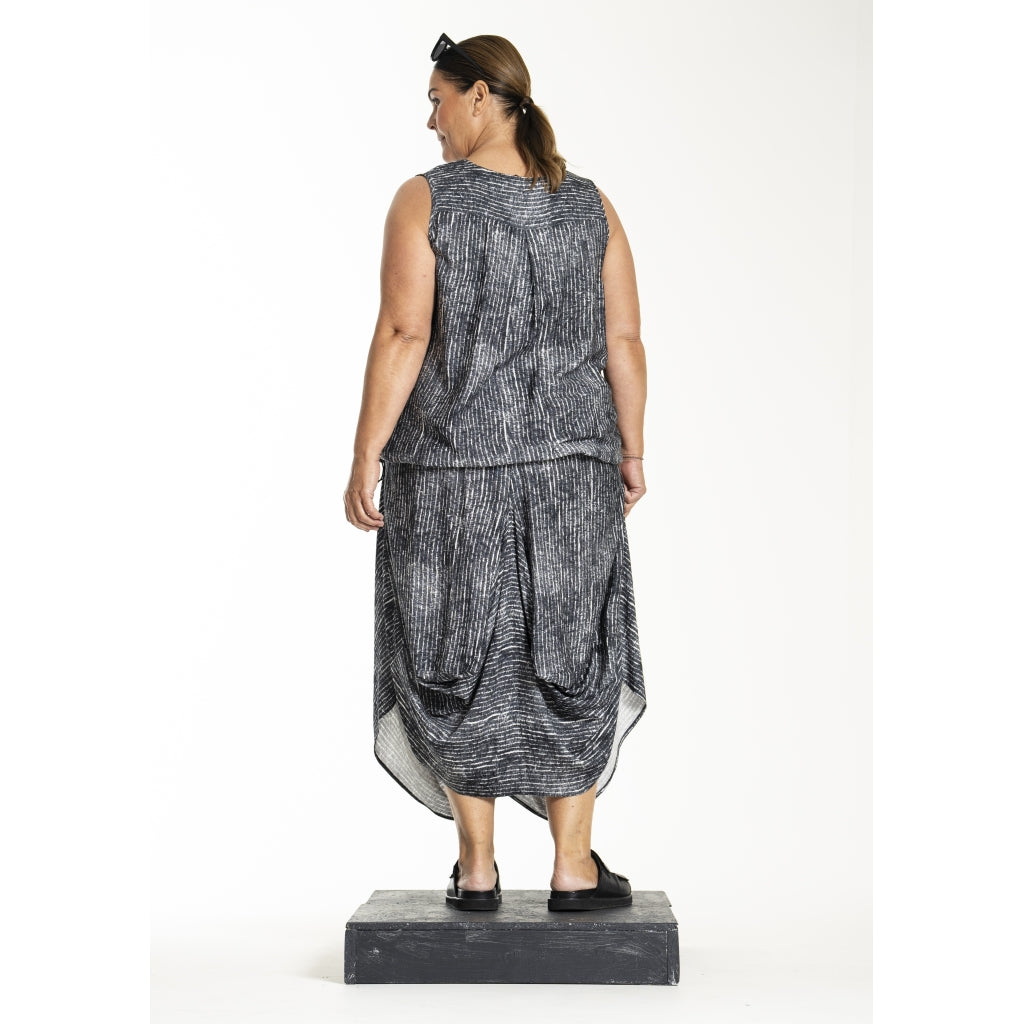Gozzip Woman GLorena Top Top Black/White