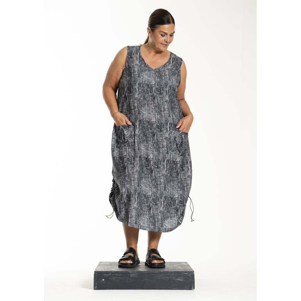 Gozzip Woman GLula Dress Dress Black/White
