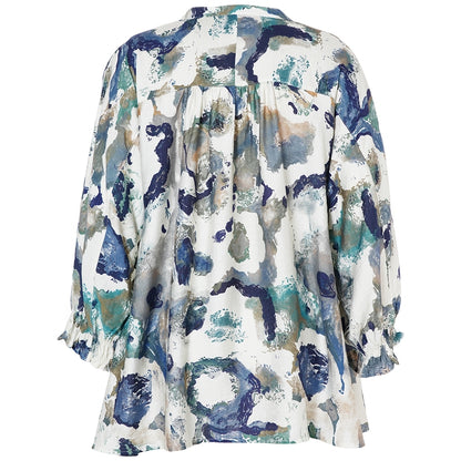 Gozzip Woman GMalina Blouse Blouse Green Print