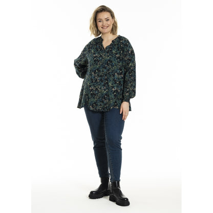 Gozzip Woman GMalina Blouse Blouse Green Print