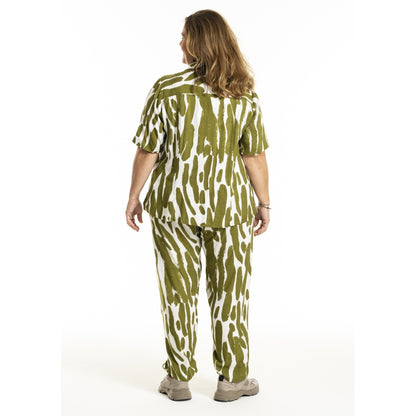 Gozzip Woman GMarlene Blouse Blouse Olive Print