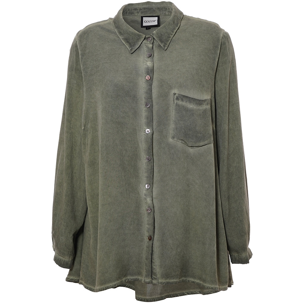 Gozzip Woman GMay Shirt Shirt Olive