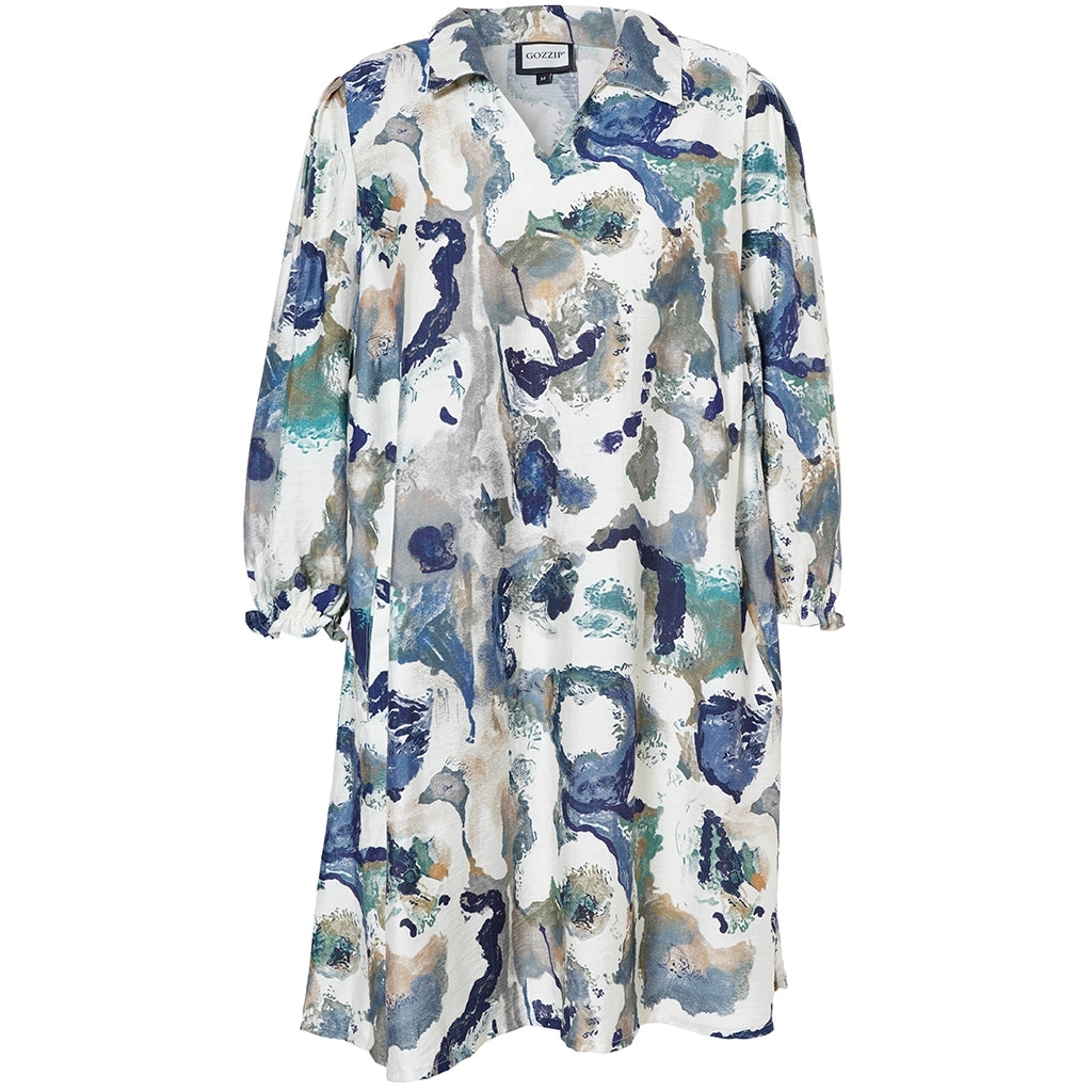 Gozzip Woman GMelissa Tunic Tunic Green Print