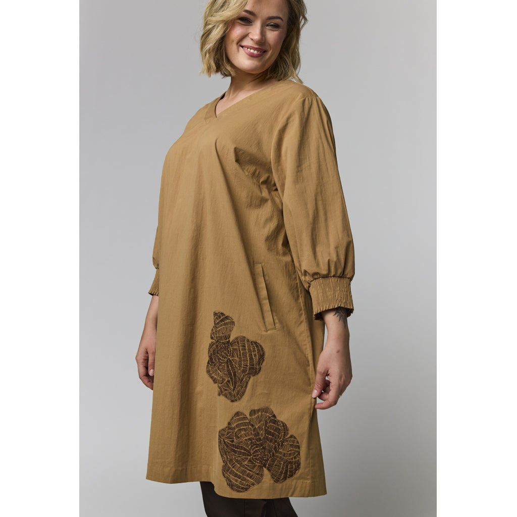 Gozzip Woman GMeta Tunic Tunic Brown