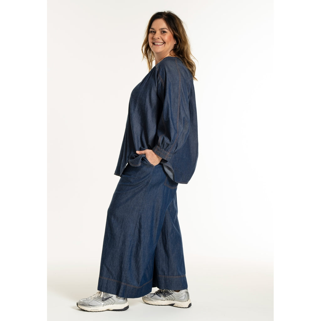 Gozzip Woman GMila Blouse Blouse Dark blue denim