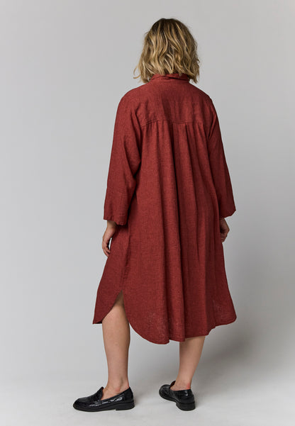 Gozzip Woman GMirella Shirt dress Shirt Dress Paprika
