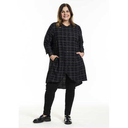 Gozzip Woman GMonna Shirt Tunic Shirt Tunic Black/Grey