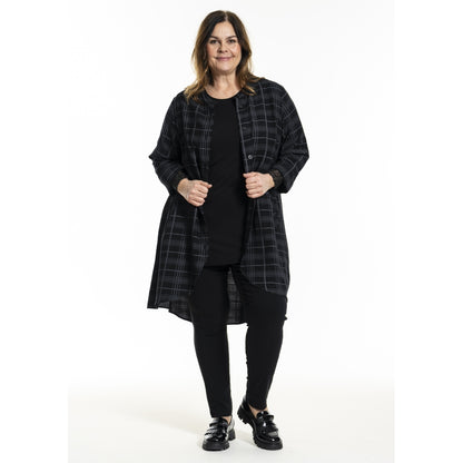 Gozzip Woman GMonna Shirt Tunic Shirt Tunic Black/Grey