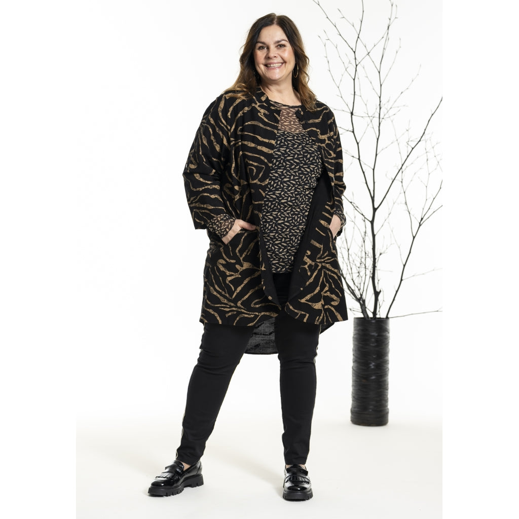 Gozzip Woman GMonna Shirt Tunic Shirt Tunic Black