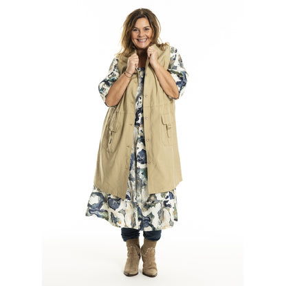 Gozzip Woman GMouna Waistcoat Waistcoat Sand