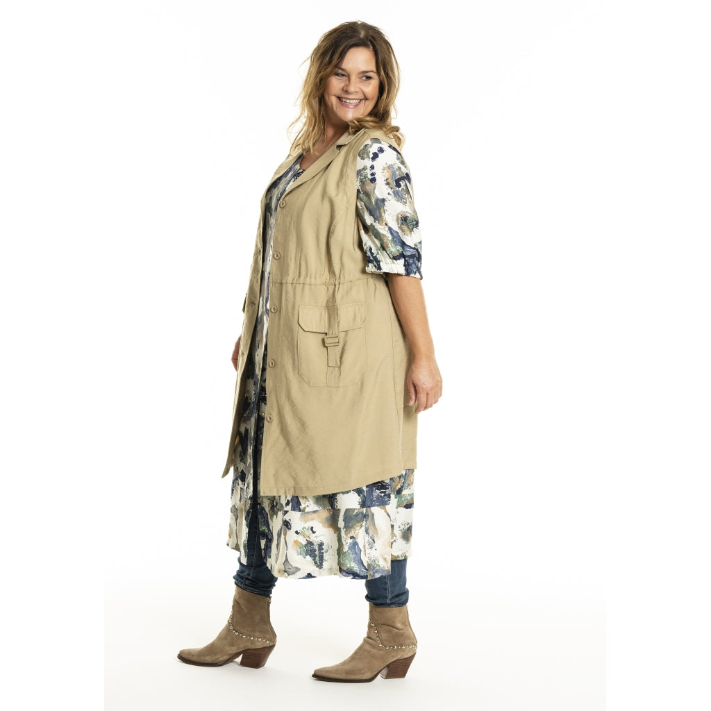 Gozzip Woman GMouna Waistcoat Waistcoat Sand