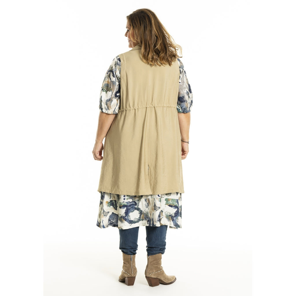 Gozzip Woman GMouna Waistcoat Waistcoat Sand