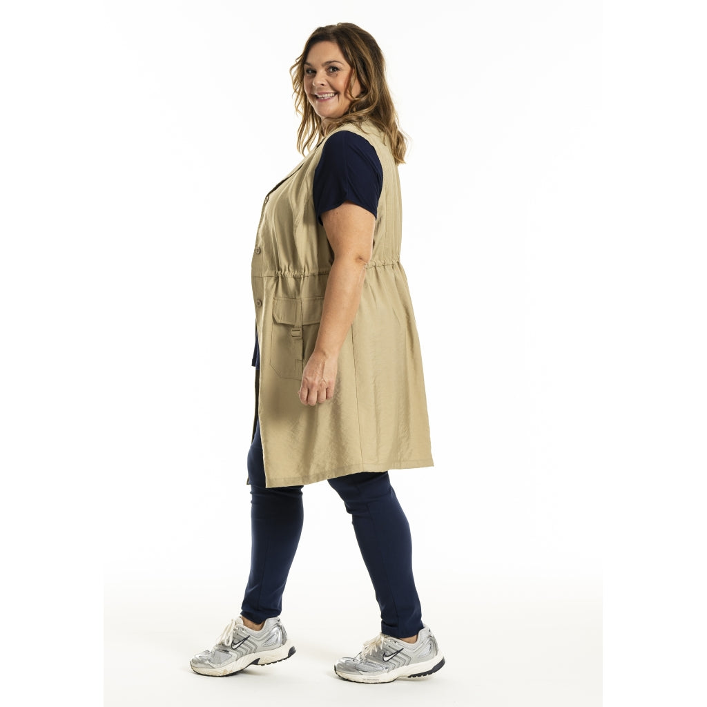 Gozzip Woman GMouna Waistcoat Waistcoat Sand