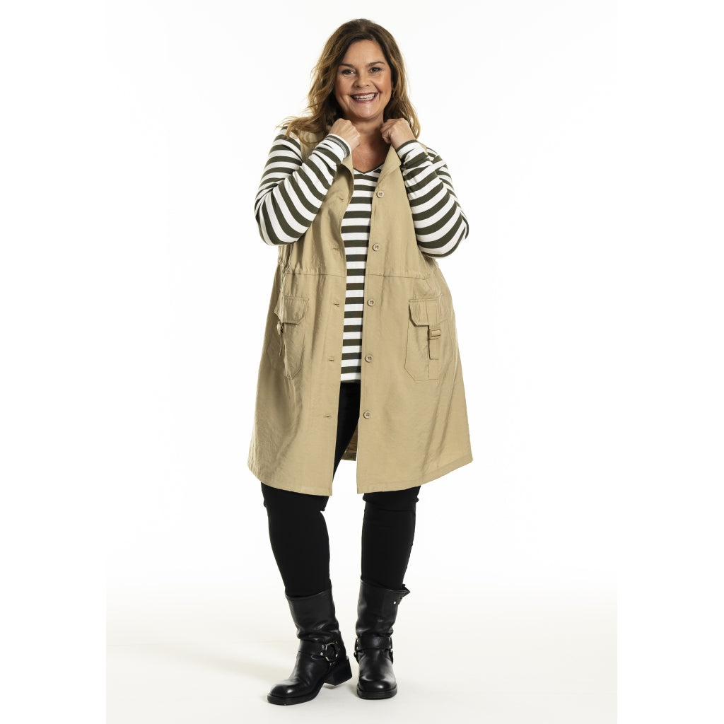 Gozzip Woman GMouna Waistcoat Waistcoat Sand