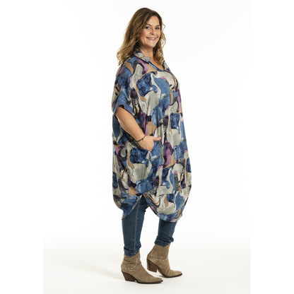 Gozzip Woman GMuna Dress Dress Blue print