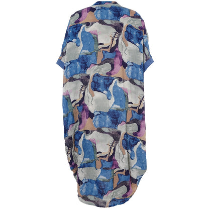 Gozzip Woman GMuna Dress Dress Blue print