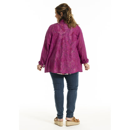 Gozzip Woman GMyra Lace Shirt Shirt Berry