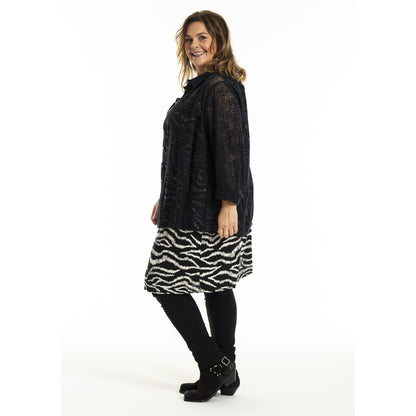 Gozzip Woman GMyra Lace Shirt Shirt Black