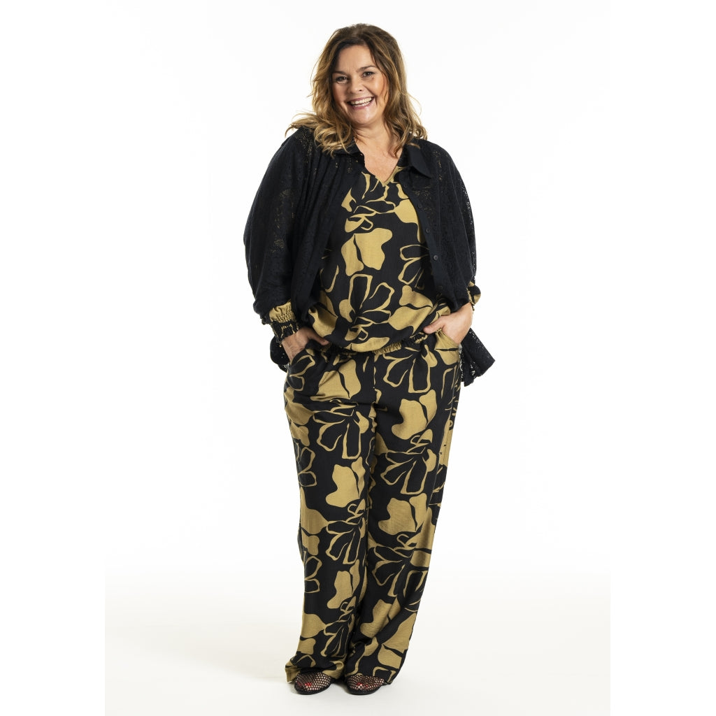 Gozzip Woman GMyra Lace Shirt Shirt Black