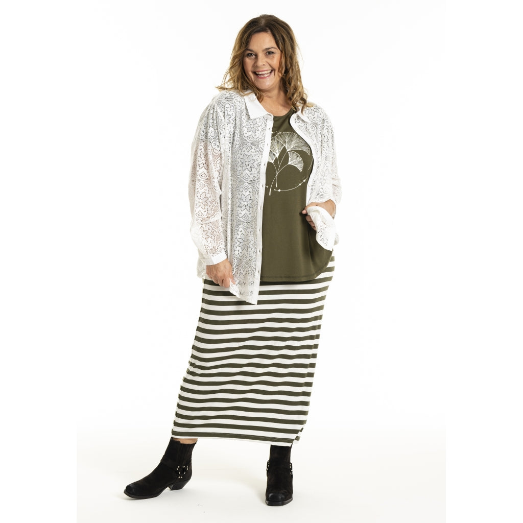 Gozzip Woman GMyra Lace Shirt Shirt White