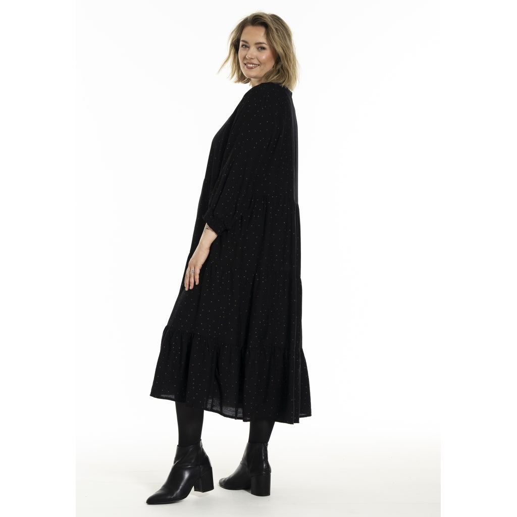 Gozzip Woman GNanna Dress Dress Black/Gold