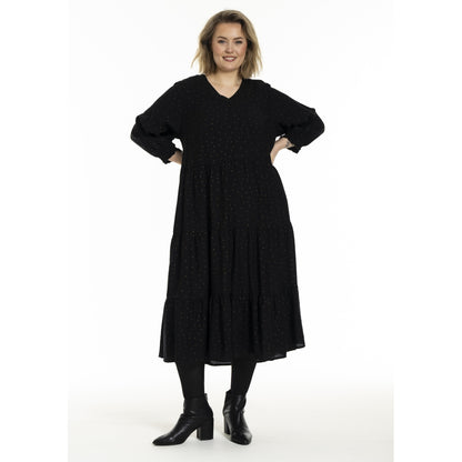 Gozzip Woman GNanna Dress Dress Black/Gold