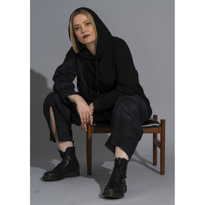 Gozzip Woman GRose Hoodie Hoodie Black