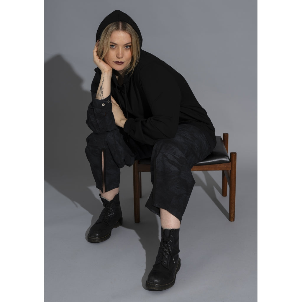 Gozzip Woman GRose Hoodie Hoodie Black