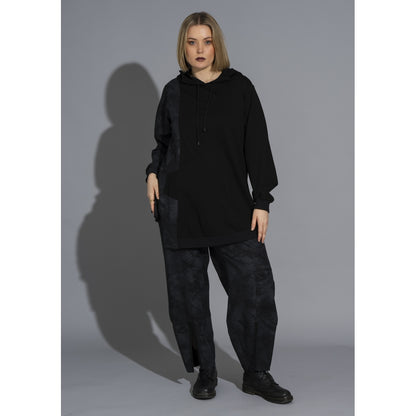 Gozzip Woman GRose Hoodie Hoodie Black