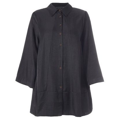 Gozzip Woman GRuna A shaped shirt Shirt Black