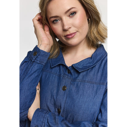 Gozzip Woman GSia DenimJacket Jacket Denim Blue