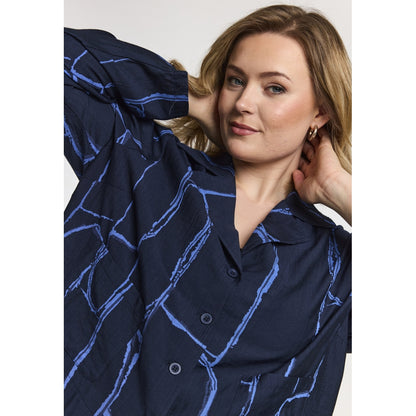 Gozzip Woman GSif Shirt Jacket Shirt Jacket Navy