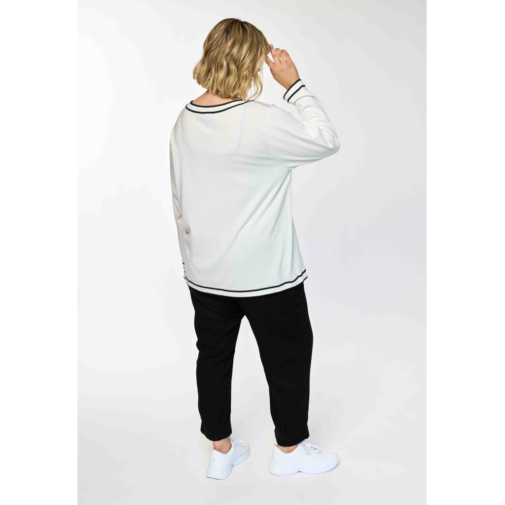 Gozzip Woman GSigrid Blouse Blouse Offwhite/black
