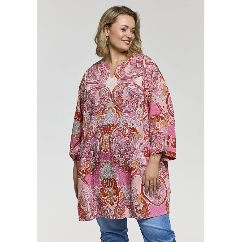 Gozzip Woman GSkuld Tunic Tunic Red mix print