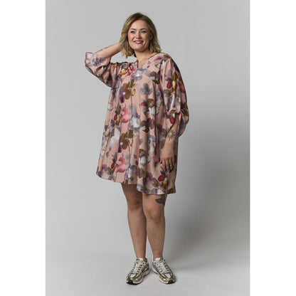 Gozzip Woman GSkuld Tunic Tunic Dusty rose with large flowers