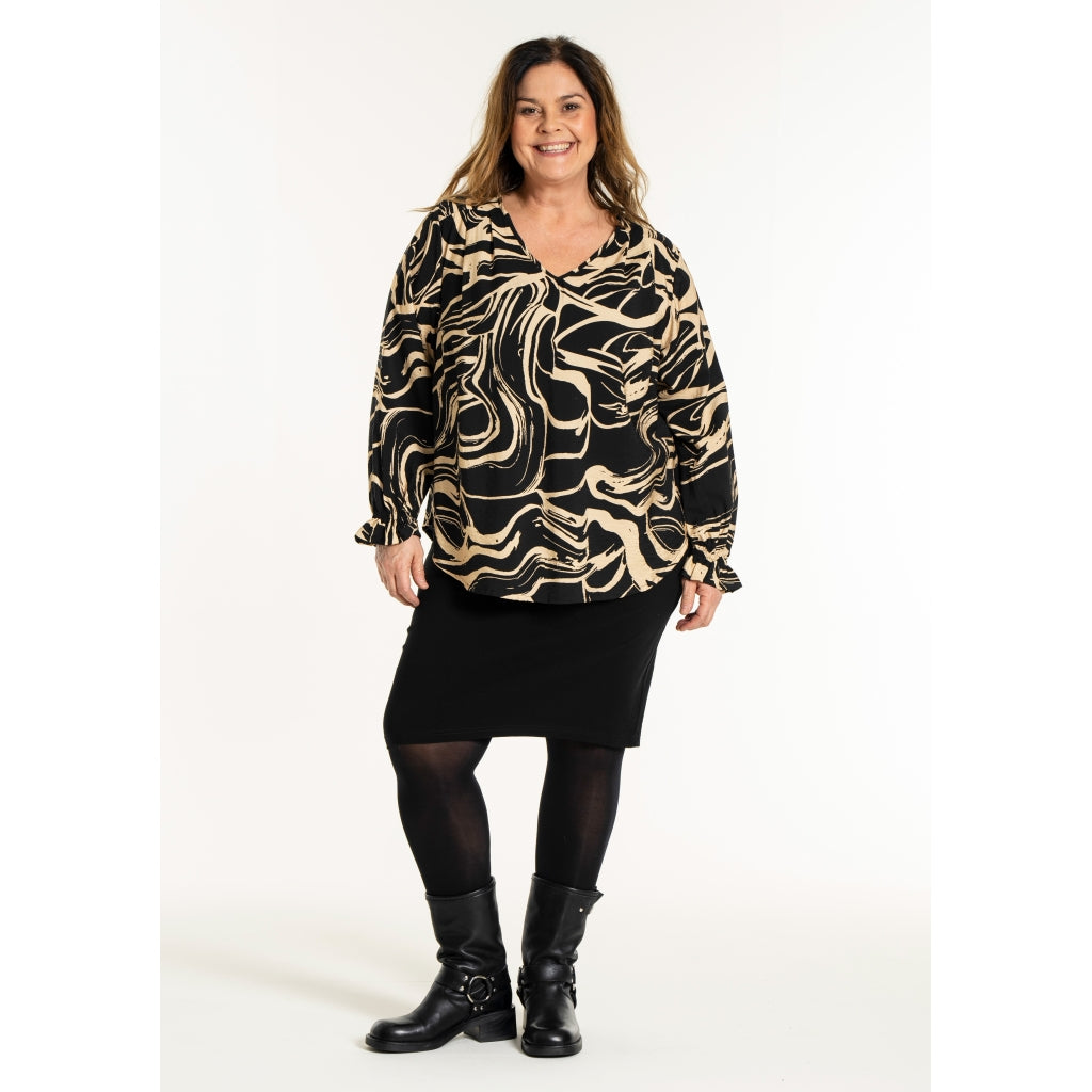 Gozzip Woman GSofia Blouse Blouse Black/Latte