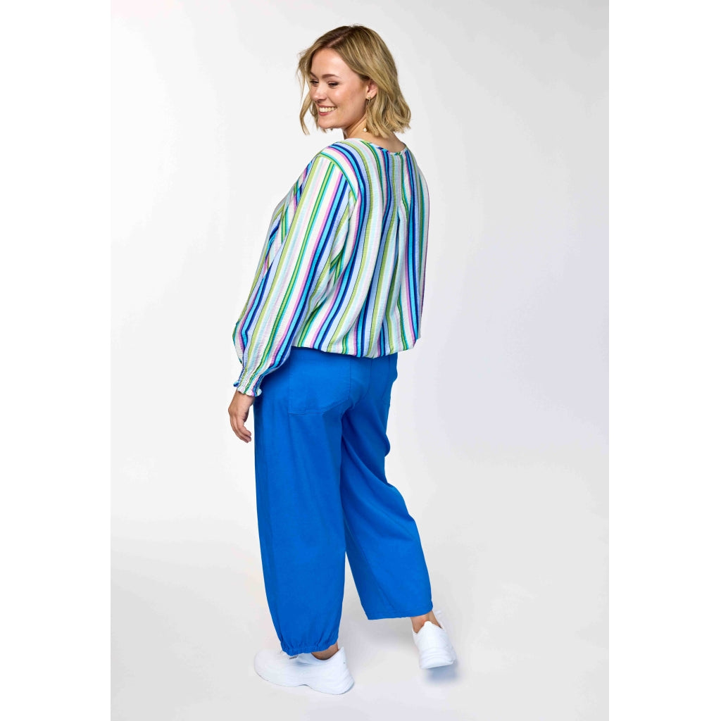 Gozzip Woman GVera Blouse Blouse Green Print