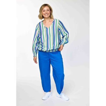 Gozzip Woman GVera Blouse Blouse Green Print