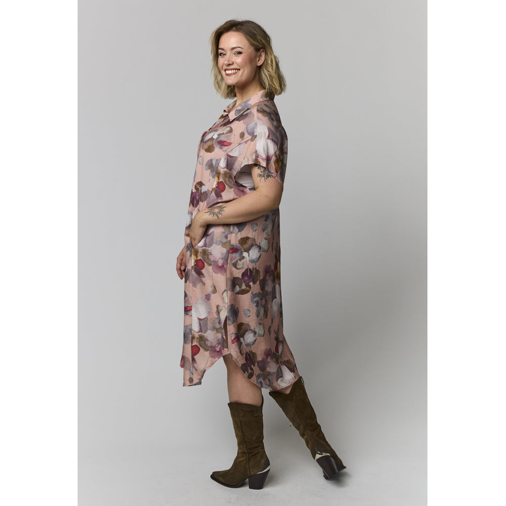 Gozzip Woman GViona Dress Dress Dusty rose with large flowers