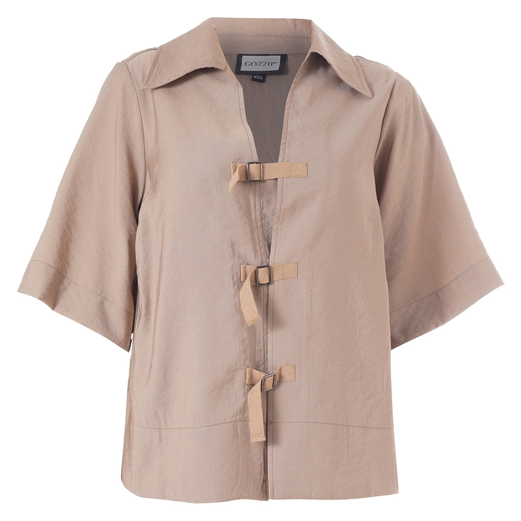 Gozzip Woman GYrsa Jacket Jacket Sand