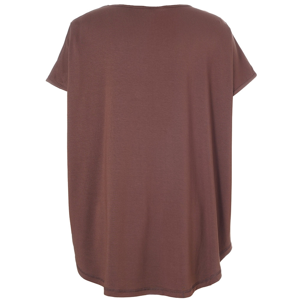 Gozzip Woman Gitte T-shirt T-Shirt Brown