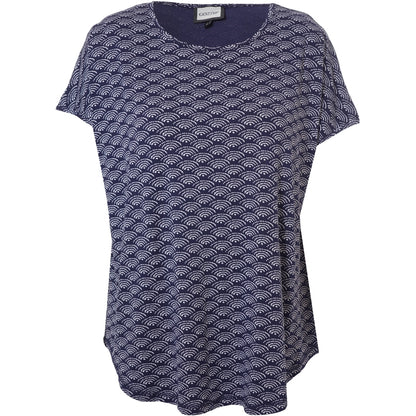 Gozzip Woman Gitte T-shirt with print T-Shirt Navy Print