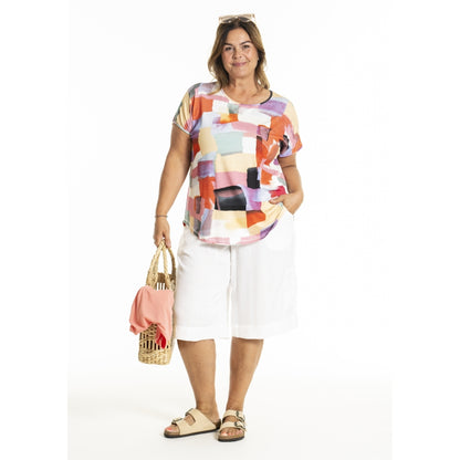 Gozzip Woman Gitte T-shirt with print T-Shirt Multi color print