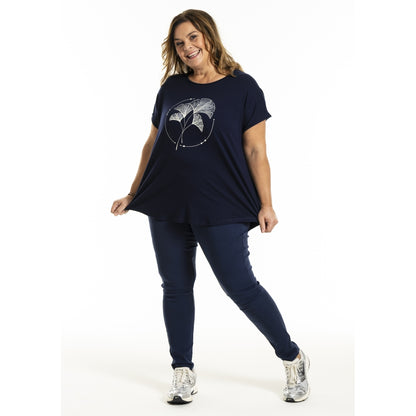 Gozzip Woman Gitte T-shirt with print T-Shirt Navy